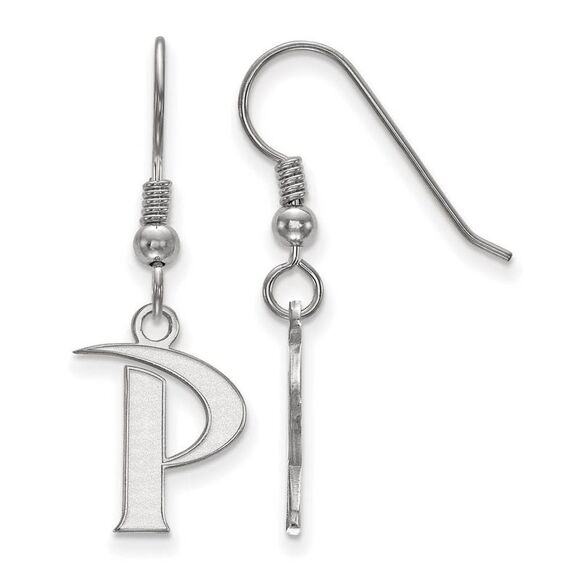 Sterling Silver Pepperdine University Small Dangle Earrings - Picture 1 of 3